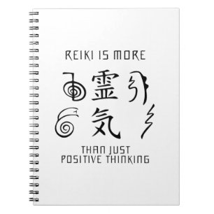 Positivt tänkande Reiki Spiritualitetsgåvor Anteckningsbok