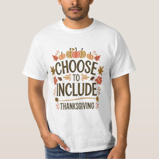 Positivt val för thanksgiving Pumpkin att inkluder T Shirt