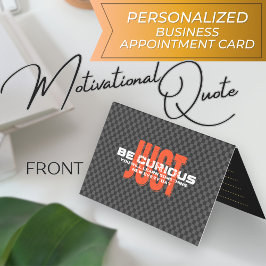 Positivt Vibes-avtalskort "Var bara Nyfiken" Visitkort