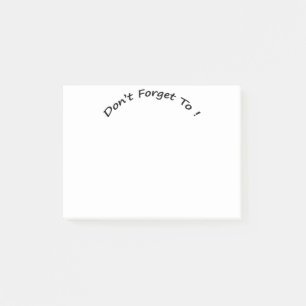 PosItNotes- Glöm inte att Post-it Block