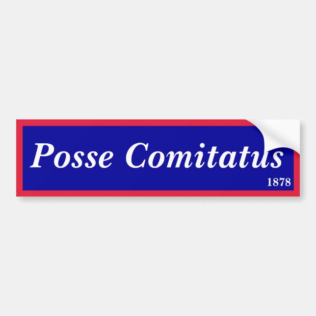 Posse Comitatus Bildekal (Framsidan)