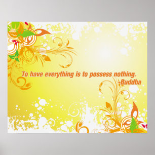 Possess Ingenting Buddha Poster