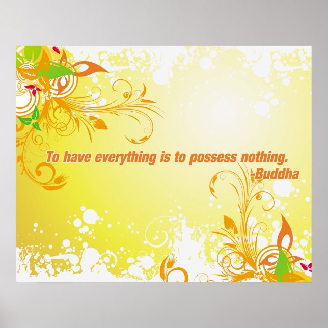 Possess Ingenting Buddha Poster (Framsidan)