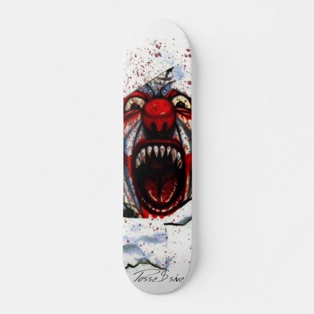 Possessivt clownskridskodäck vid JR Skateboard Bräda 20 Cm (Framsida)