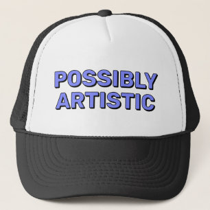 Possibly Artistic™ Truckerhatt Keps