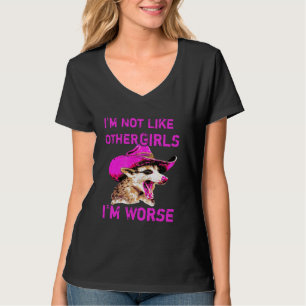 Possum är inte som andra flickor, lössare Opossum T Shirt