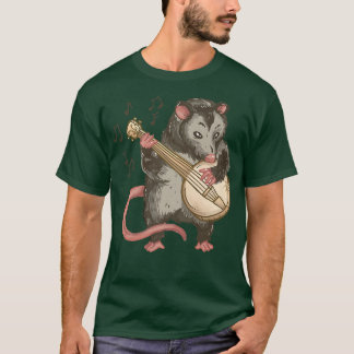 Possum Banjo Musical Instrument Musician T Shirt
