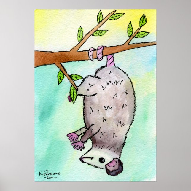 Possum Danglin' Poster (Framsidan)
