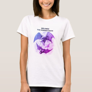 Possum Fladdermöss Färgbild T-shirt för kvinnor