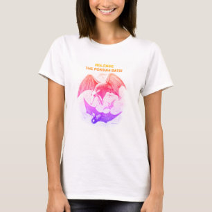 Possum Fladdermöss Regnbåge i kvinnors T- Shirt T