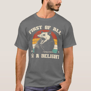 Possum Först är jag förtjust i Vintage Opossum Hum T Shirt