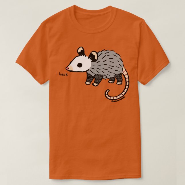Possum opossum Heck Recolor CrewnackSweatshirt T Shirt (Design framsida)