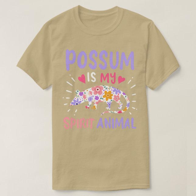 Possum Spirit Animal 1 T Shirt (Design framsida)