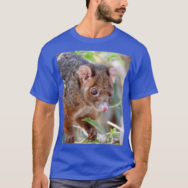 Possum vid Arkarra Lagoons caesium rolig T Shirt (Framsida)