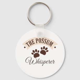 Possum Whisperer Animal Cute Marsupial Tassar Pa Nyckelring