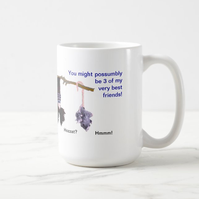 Possumbly 3 bästa vän! kaffemugg (Höger)