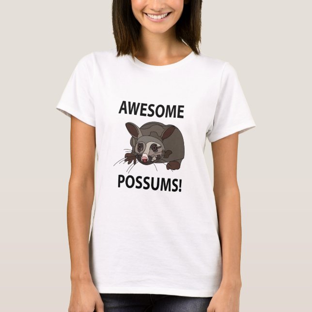 Possums är fantastiska roliga Possums T Shirt (Framsida)