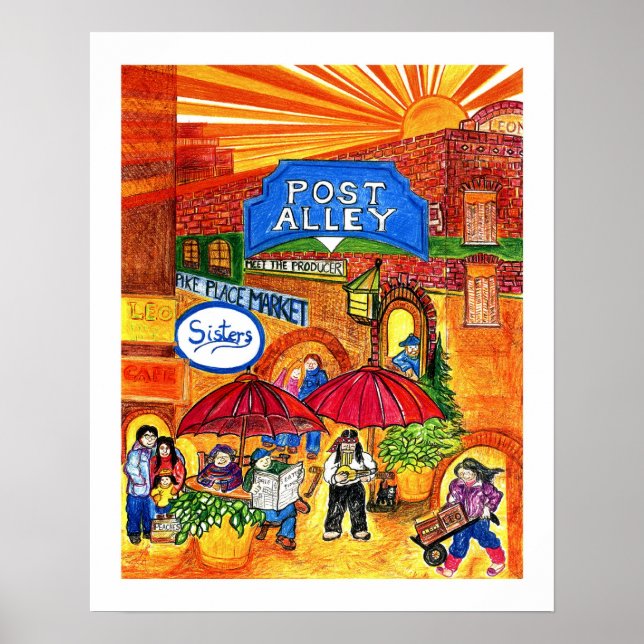 Post Alley Poster (Framsidan)