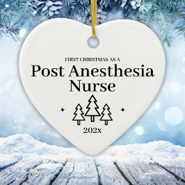 Post Anesthesia Nurse Första julen Ornament