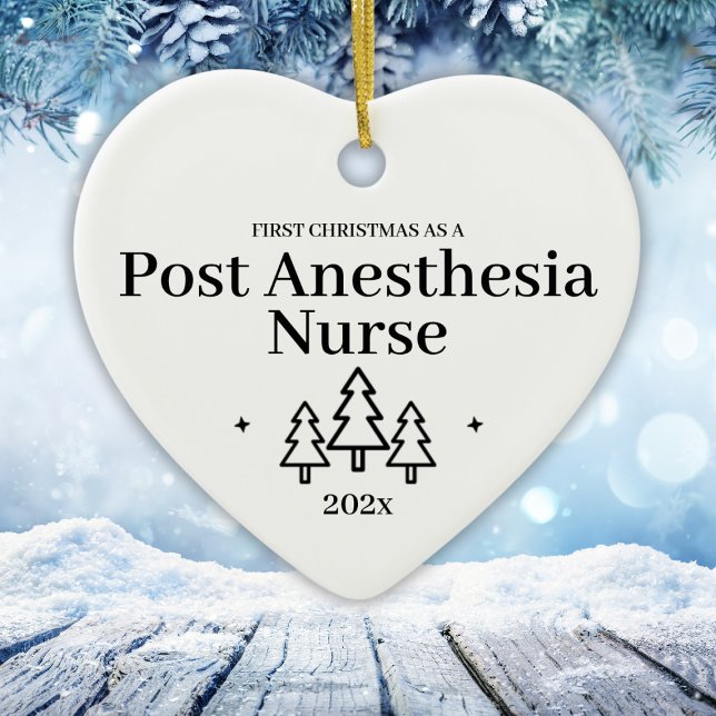 Post Anesthesia Nurse Första julen Ornament (Post Anesthesia Nurse First Christmas Ornament
)
