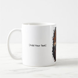 Post Apocalyptic Gas Mask Toxic Grunge Kaffemugg