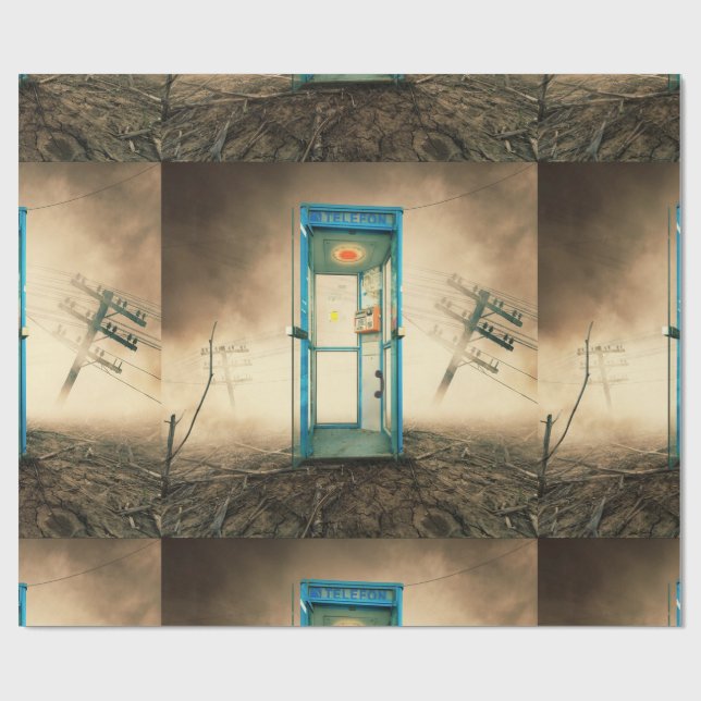 Post Apocalyptic Wrapping Paper  Presentpapper (Platt)
