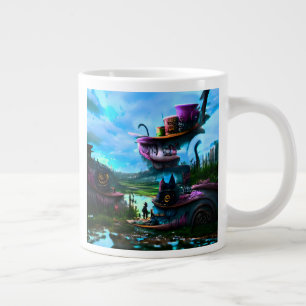 Post Apokalyptic Fairy Tale Land (mörker) Jumbo Mugg