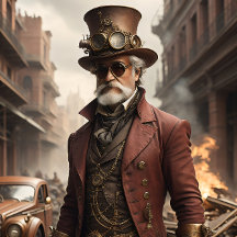Post-appocalyptic Steampunk Man v1