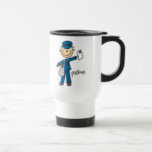 Post- arbetarstick figurmugg resemugg
