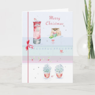 Post boxas julkortet helgkort