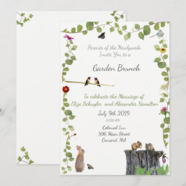 Post bröllop: Newlyed Brunch Inbjudningar