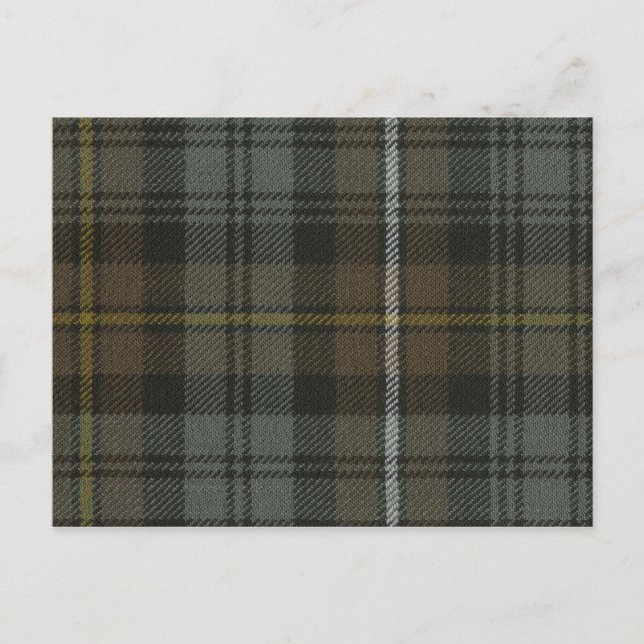 Post Card Campbell of Argyll Weasted Tartan Vykort (Framsida)