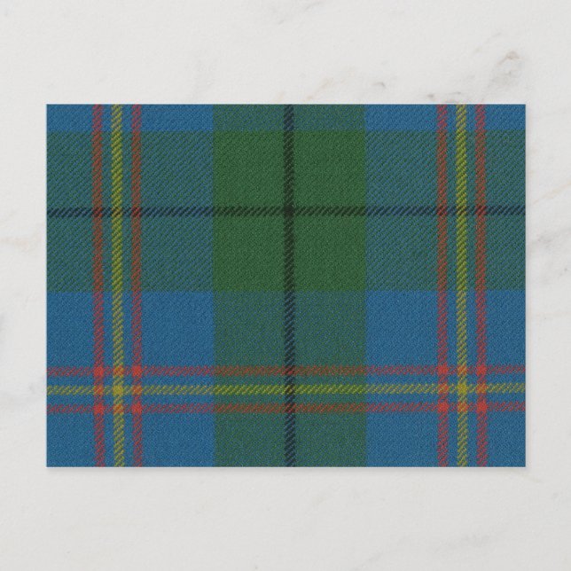 Post Card Carmichael Ancient Tartan Skriv ut Vykort (Framsida)