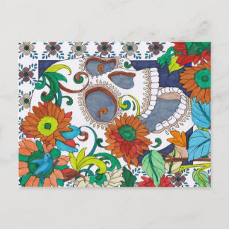Post Card Day of the dead 9 Vykort