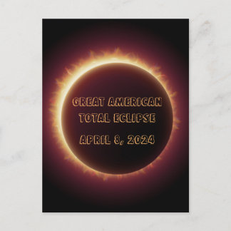 Post Card-Eclipse 2024 Vykort