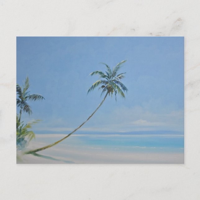 Post Card för Handflatan Träd Vykort (Framsida)