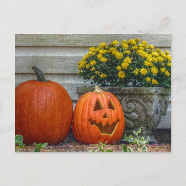 Post Card för höstscen Vykort (Framsida)