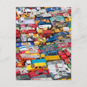 Post Card för Leksak Fordon Vykort