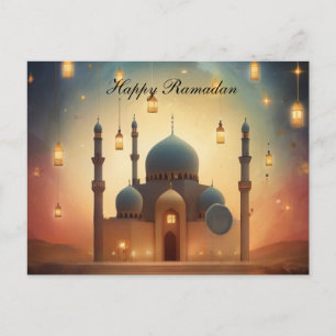 Post Card för lycklig Ramadan Helg Vykort