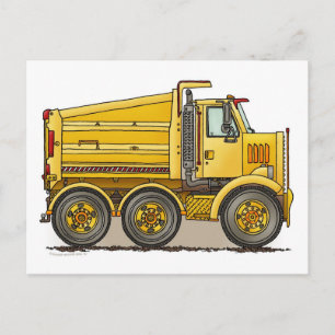 Post Card för motorväg Lastbil Vykort