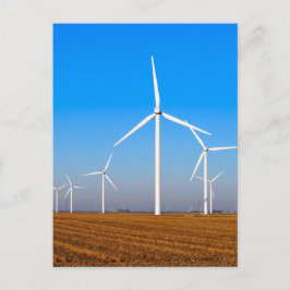 Post Card för vind Mill Turbines Vykort