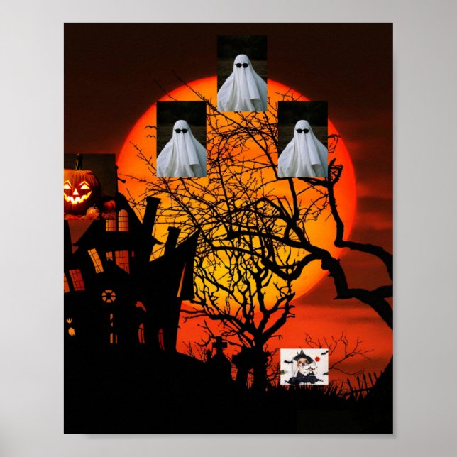 Post Card Halloween fest Poster (Framsidan)