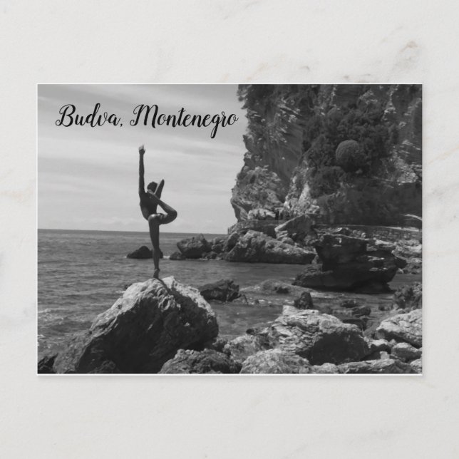 Post Card of Budva, Montenegro Vykort (Framsida)