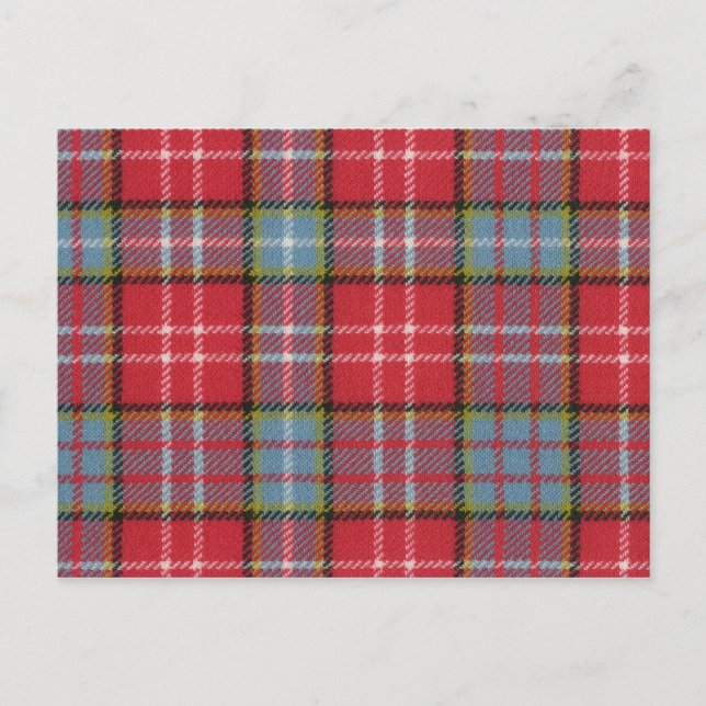 Post Card Ogilvie Old Sällsynt Ancient Tartan Vykort (Framsida)