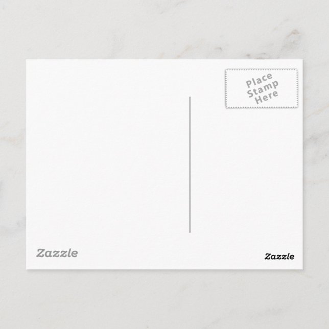 Post Card, Size: Standard Postcard, Paper: Matte, Vykort (Baksida)