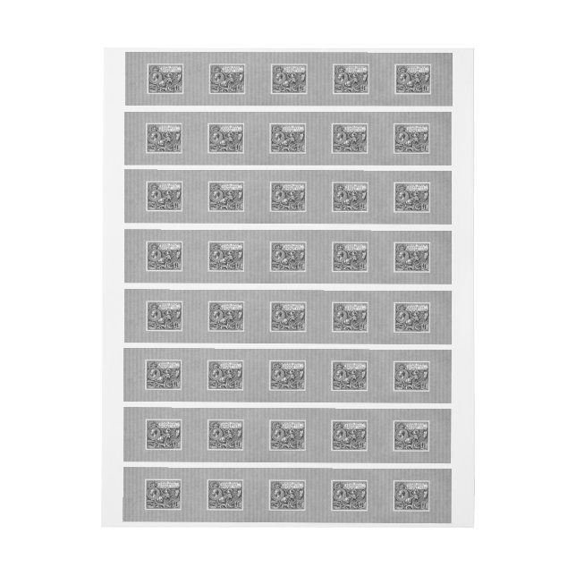 Post- facklig kongress 1929 1 dunkar etikettband (Ark)