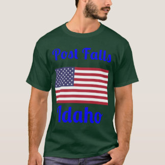 Post Falls Idaho Styliska Tryck1 T Shirt