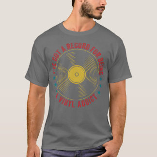 Post för Loving Vinyl Funny LP Älskare Retro Desig T Shirt