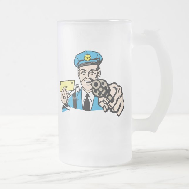 Post- Frostat Ölglas (Höger)