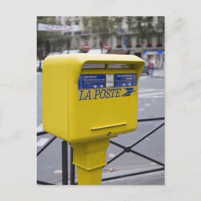Post i Paris Vykort (Framsida)